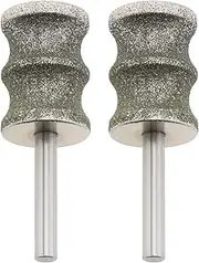 Create idea 2pcs Pet Nail Grinder Bits Replacement Heads, 1/8'' Diamond Rotary Nail Grinder Bits Compatible with Animals Nail Care Grinder Tools Dog Nail Grinder Dog Nail Trimmers