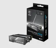 MSI SPATIUM M580 PCIe 5.0 NVMe M.2 FROZR 2TB, PCIe Gen5x4, SEQUENTIAL READ up to 14,600 MB/S, SEQUENTIAL WRITE 12,700 MB/S, 5Y warranty