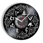 Lotus Wall Art Zen Clock for Meditation and Relaxation