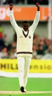 Courtney Walsh West Indies Old Player Cricket Photo 7