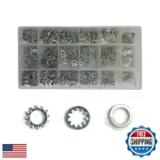 720Pieces External and Internal Star and Split Lock Washer Assortment Kit – M