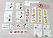 Genuine DRAEGER Label set TN500 basic devi 2M60680 NEW OEM 2M60680