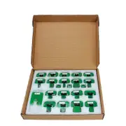 22Pcs Adapter for Kess Ktag Dimsport Probe Adapter Kit green