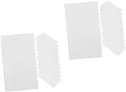 Operitacx 2sets Flashcards for Studying Index Cards Note Pads Scratch Pads Sturdy Paper for Home Office 100pcs*2