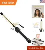 3/4" Extended Barrel Curling Iron with 24K Gold Tech for Beautiful Defined Curls