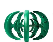 Wind Power Turbines Generator,5000W 12V/24V/48V 5 Blades Generator Lantern Wind Turbines Vertical Wind Turbine for Streetlight+Controller