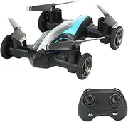 RC Drone for Kids 2 in 1 RC Car RC Drone for Beginners Land Air RC Toys One Key Take Off Landing 3D Flight Headless Mode Night Light VCXN