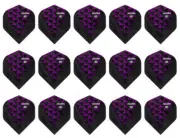 5 Target Agora Ultra Ghost Standard Shape Dart Flights – Ships Tracking – Purple