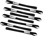 XSTRAP Soft Loop Tie-Down Straps 8PK 3600LB Black