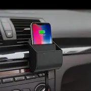 Vuzmode QI Car Wireless Charger, for, F10 F11 F30 F32 F15 F16 Hangable Replenisher Charging Box Pad Stand Air Vent Phone Holder Auto Charging platecharging Phone car Wireless cha