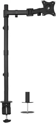 Single Monitor Desk Mount, Extra Tall Fully Adjustable Stand for 1 LCD Screen up