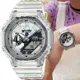 CASIO 卡西歐 G-SHOCK 40周年Clear Remix 透明錶盤 小八角形雙顯錶(GMA-S2140RX-7A 防水200米)