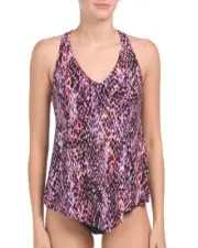 NEW MAGICSUIT MIRACLESUIT Two Piece TANKINI SWIMSUIT 10 Taylor Snake Charmer