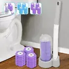 Toilet Brush Cleaning Kit with Toilet Brush Refills Practical Toilet Bowl numEI