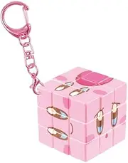 Tees Factory Kirby Puzzle Cube Key Chain Kirby/Face H1.2 x W1.2 x Depth 1.2 inches (30 x 30 x 30 mm) HK-5546412KF
