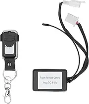 Flash Strobe Controller ABS Car Flasher Module LED Lights Control with Remote for Vehicles Automobiles Motorcycles