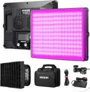 Amaran P60C RGBWW Full Color Video Panel Light, 60W 2500K-7500K Continuous Outpu