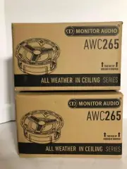 Brand New Monitor Audio AWC265 All-weather in-ceiling speaker x 2 units