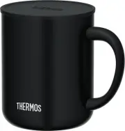 Thermos JDG-452C SMB Vacuum Insulated Mug with Lid 450ml Smoke Black Fom Japan