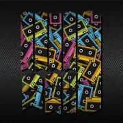RETRO K7 Bike Frame Protective Decal Sticker Mountain Bicycle MTB Protector Kit