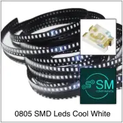 200pcs 0805 SMD Cool White LED Electronics Components Light Emitting Diodes