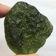 171Ct Moldavite Genuine Raw Moldavite Crystal from Czech Republic PICcertificate