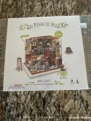 Brand new Robotime Rolife Sans Study DIY Miniature House Kit DG 102