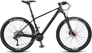 Carbon Fiber Mountain Bike, Carbon Fiber Integrated Frame,MTB 27.5" Complete Hard Tail Mountain Bicycle 33 Speeds with A5011 Group Set