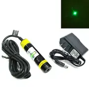 1pc 515nm 520nm 10mW Grass Green Dot Laser Diode Module+5V Adapter 16x68mm