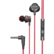 G15 Earphone 3.5mm Magnetic Stereo Gaming Headphone with Mic for iPhone Xiaomi Computer PS4 RED BLACK