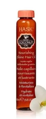 HASK Nourishing Monoi Coconut Shine Oil Vial, 0.625 Ounce HA32378