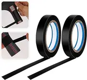 2 Rolls Finishing Tape Tennis Racket, 0.39 Inch × 11 Yards Grip Tennis Finishing Tape PVC Tennis Badminton Racquet Grip Tape Tennis Racket Wrap Grip Vinyl Extra Racquet Tape for Tennis Badminton