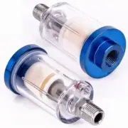 Auto Car 1/4" Spray Paint Gun Mini In Line Air Filter Moisture Water Traps