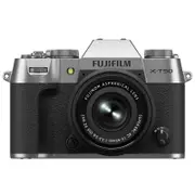 Fujifilm X-T50 - Silver Mirrorless Camera with XC 15-45mm Lens