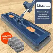 360°Rotating Flat Mop Microfiber No Hand-Washing Floor Floating Mop Clean Tools