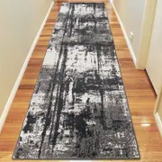 Odor Aster Grey Runner Rug