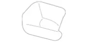 Genuine GM 2000-2003 Cadillac Deville Driver Side Sun Visor Support 88952862