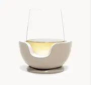 VoChill Personal Wine Chiller, Wine Accessory For Stemless Glasses Graphite