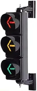 Small Traffic Light,Traffic Light Decoration,500M Remote Control Signal Light, 100 Mm Arrow Traffic Light, DC12V/DC24V/AC85-265V Waterproof Traffic Light(Size:DC24V,Color:Standard Version)