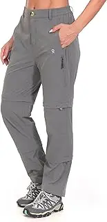 [Little Donkey Andy] Women's Stretch Convertible Pants, Zip-Off Quick-Dry Hiking Pants