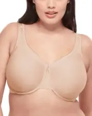 Wacoal Women's Basic Beauty Full Figure Seamless Underwire Bra 855192 36ddd