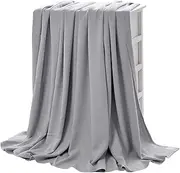Cooling Blanket - Air Conditioning Quilt - Skin-Friendly Bamboo Fiber Light and Thin Breathable Cooling Quilt for Home Helves