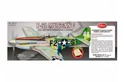 Guillows P51D-Mustang 1:16 Scale Laser Cut Balsa Model Kit, 705mm WS