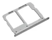 Samsung Galaxy Tab S3 SM T820 T825 Sim Card Tray microSD Holder White Silver