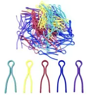 100Pcs Bobbin Thread Holders 5 Colors Bobbin Clips Thread and Bobbin Organize...