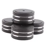 4Pcs 40X20mm Aluminum HIFI AMP Speaker Isolation Stand Turntable Feet8573