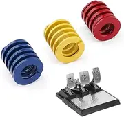 YIBEICO 3pcs Spring Mod Kits for Thrustmaster T-LCM Pedal,Load Cell Pedal Brake Spring Mod Upgrade Spring Mod Replacement Accessories