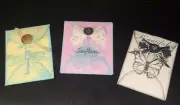 Set Of 3 Junk Journal Mini Envelopes Handmade. Sunflower Butterfly And Dragonfly