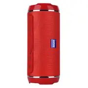 Laser Portable Wireless Bluetooth Pill Speaker FM Radio/USB/AUX-In Music Red