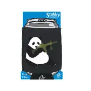 Armed Panda - Novelty Funny Gift Stubby Holder With Base Gifts